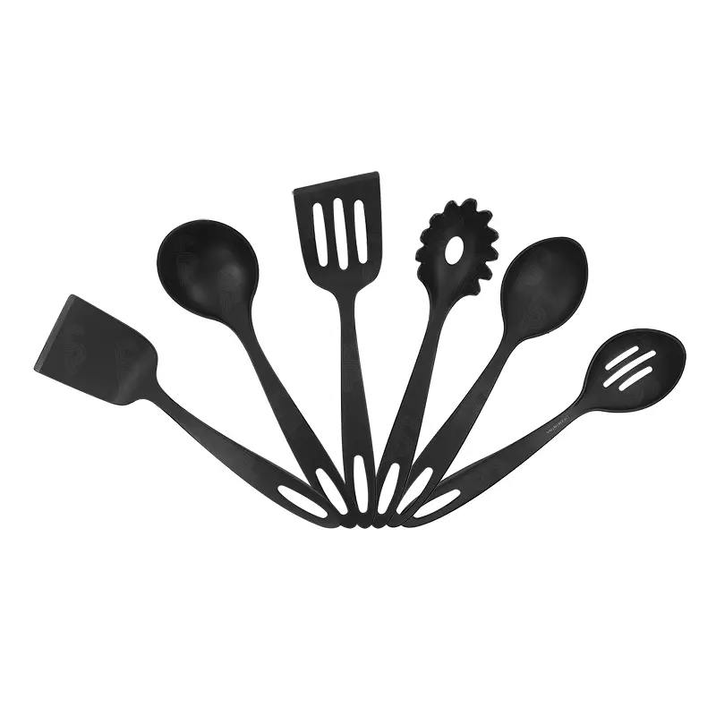 UTENSILIOS JGO. 6 PIEZAS COLOR NEGRO TRAMON