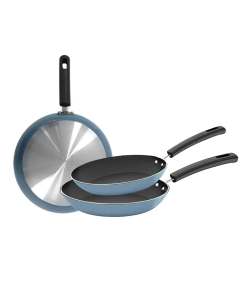 JGO DE SARTENES 20, 24 Y 28CM  RITUAL AZUL