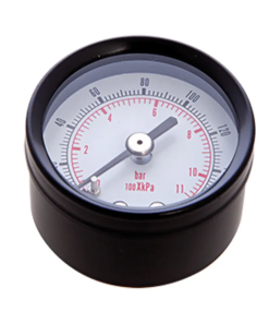 MANOMETRO 01-180 PSI CARATULA 1 1/2" CONEX 1/8"