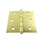 BISAGRA CUADRADA 3" X 3" 830 PERNO SUELTO LATONADA