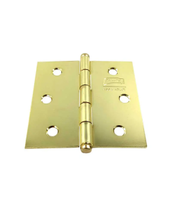 BISAGRA CUADRADA 3" X 3" 830 PERNO SUELTO LATONADA