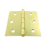 BISAGRA CUADRADA 3" X 3" 830 PERNO REMACHADO LATON