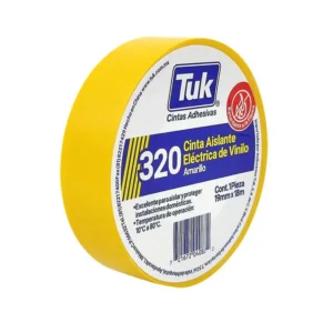 CINTA AISLAR 19 MM X 18 MT AMARILLO 320 TUK