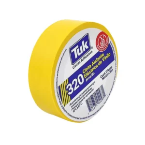 CINTA AISLAR 19 MM X 09 MT AMARILLO 320 TUK