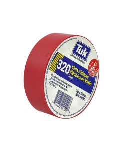 CINTA AISLAR 19 MM X 09 MT ROJO 320 TUK