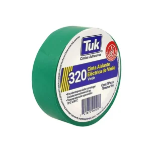 CINTA AISLAR 19 MM X 09 MT VERDE 320 TUK
