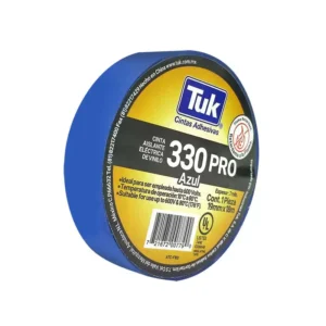 CINTA AISLAR 19 MM X 18 MT AZUL U/PROF 330 TUK