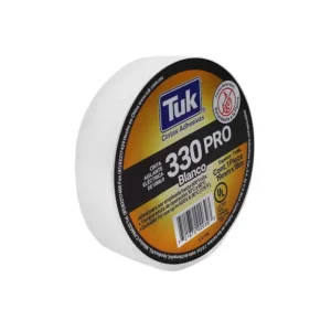 CINTA AISLAR 19 MM X 18 MT BLANCO U/PROF 330 TUK