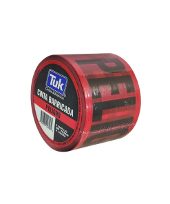 CINTA ROJA DE PELIGRO 75 MM X 100 M TUK