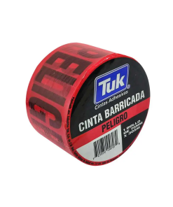CINTA ROJA DE PELIGRO 75 MM X 305 M 520 TUK