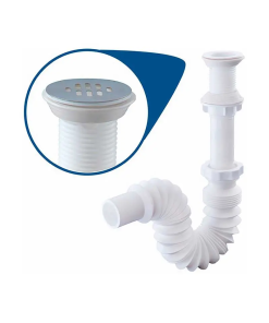 CESPOL P/LAVABO FLEX SIN BOTE REJILLA ACE INOX URR