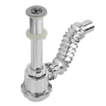 CESPOL P/LAVABO FLEXIBLE PLASTICO ACABADO CROMO C/