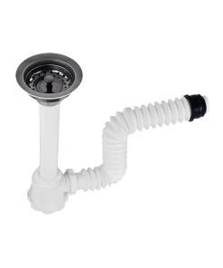 CESPOL P/FREGADERO FLEXIBLE C/BOTE GDE CONTRA INOX