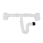 CESPOL P/FREGADERO DOBLE FLEXIBLE SIN CANASTAS URR