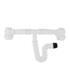 CESPOL P/FREGADERO DOBLE FLEXIBLE SIN CANASTAS URR