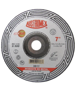 DISCO P/DESBASTE  7" METAL PLUS
