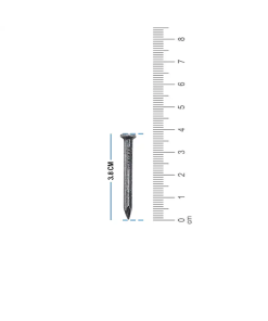 CLAVO P/CONCRETO DE  38.1 MM. 1 1/2" DEACERO NEGRO