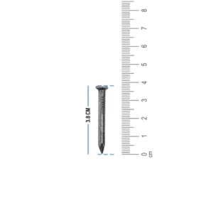 CLAVO P/CONCRETO DE  38.1 MM. 1 1/2" DEACERO NEGRO