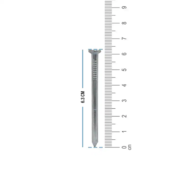 CLAVO P/CONCRETO DE 63.5 MM. 2 1/2" DEAC GALV.