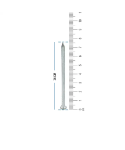 CLAVO P/CONCRETO DE  76.2 MM  3"     DEAC GALV.