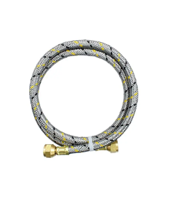 MANGUERA P/GAS 3/8" DE 1  MT. ACERO INOX. IUSA