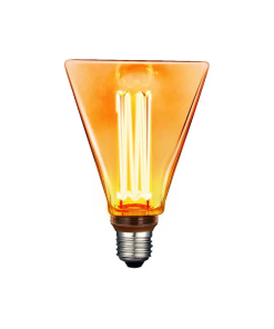 FOCO 3.5W TIPO.A19 LED AMBAR E27 15MHRS TRIANGULO
