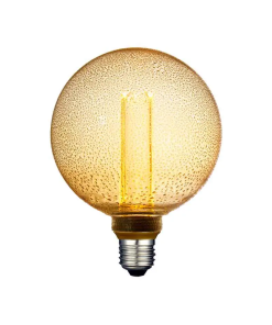 FOCO 3W TIPO.A19 LED AMBAR E27 15MHRS PUNTOS