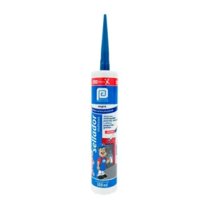 SILICON ACRILICO PEPE SELLADOR NEGRO. 300 ML