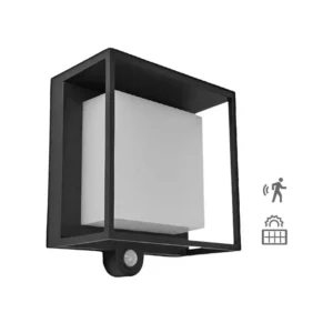 ARBOTANTE P/EXTERIOR LED 3W SOLAR C/SENSOR MOV