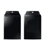 Combo de Lavadora y Secadora Samsung 21/24 kg SuperSpeed Negra – Ropa impecable en menos tiempo