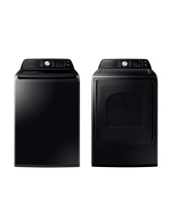 Combo de Lavadora y Secadora Samsung 21/24 kg SuperSpeed Negra – Ropa impecable en menos tiempo
