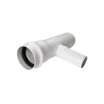 Tee hidráulico Amanco para tubería de 1 1/2, con hule sellador resistente, perfecto para conexiones hidráulicas seguras y duraderas