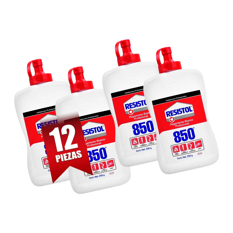 PEGAMENTO BLANCO DE 250 GR. 850 ESCOLAR 12PZ