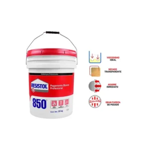 PEGAMENTO BLANCO DE 20 KG. 850 CUBETA PROF HENK