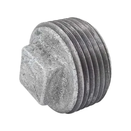 TAPON MACHO DE  25 MM.   1" NEGRO/GALV  511-805L