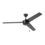 VENTILADOR BORA 52" NEGRO 3 ASPAS NEGRO/CEDRO
