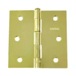 BISAGRA CUADRADA 3" X 3" DORAD MED BOLA S/TORNI GR