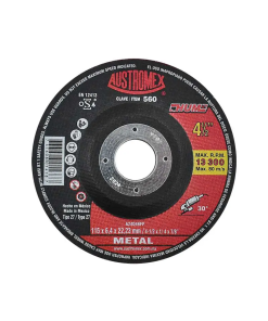 DISCO P/DESBASTE 4 1/2" ECONOMICO HUM