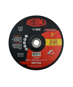 DISCO P/DESBASTE 9"     ECONOMICO HUM