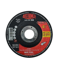DISCO DE CORTE P/METAL  4  1/2" 1/8 -5/8" HUM