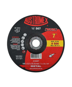 DISCO DE CORTE P/METAL  7"  7/8 HUM ACERO