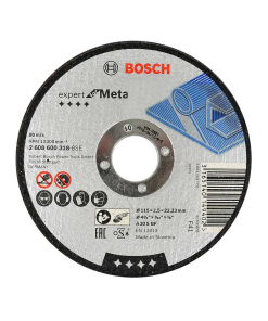 DISCO P/CORTE METAL 4 1/2"  X 1/8" X 7/8"