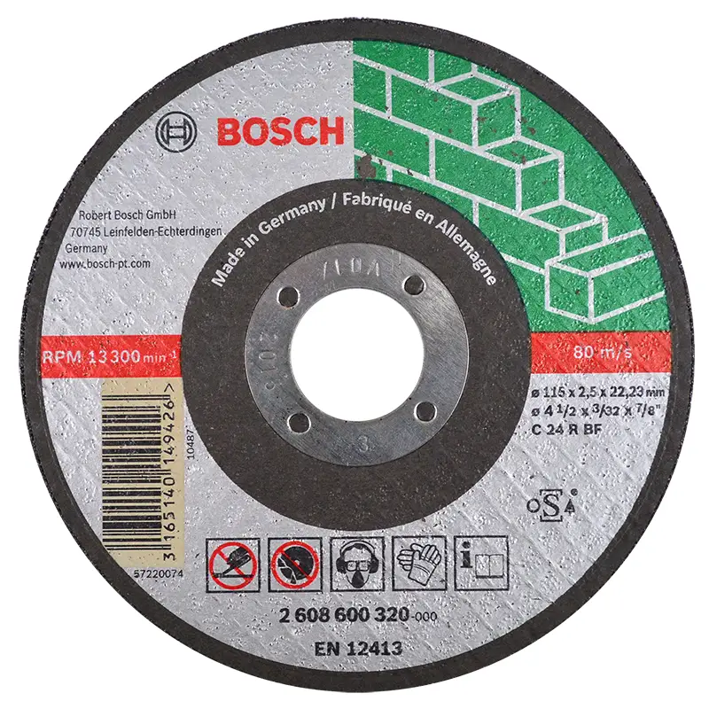 DISCO P/CORTE PIEDRA 4"1/2 (PLANO)