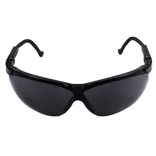 LENTES DE SEGURIDAD ESTAND, MARCO NEGRO