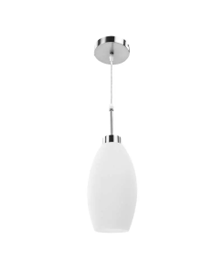 CANDIL COLGANTE BLANCO/SATIN C/CANOPE MARUK I