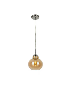 COLGANTE ARQUITECTONICO  CAMPANA CRISTAL MIEL