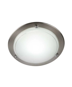 PLAFON REDONDO  SATIN/BLANCO P/INTERIOR