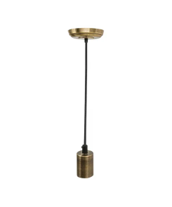 CANDIL COLGANTE E-27 1.6MT T/SOCKET HIERRO