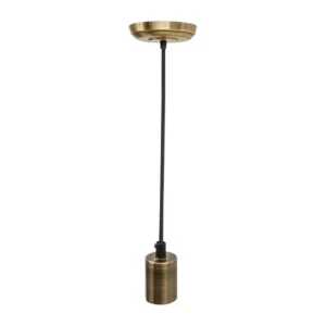 CANDIL COLGANTE E-27 1.6MT T/SOCKET HIERRO
