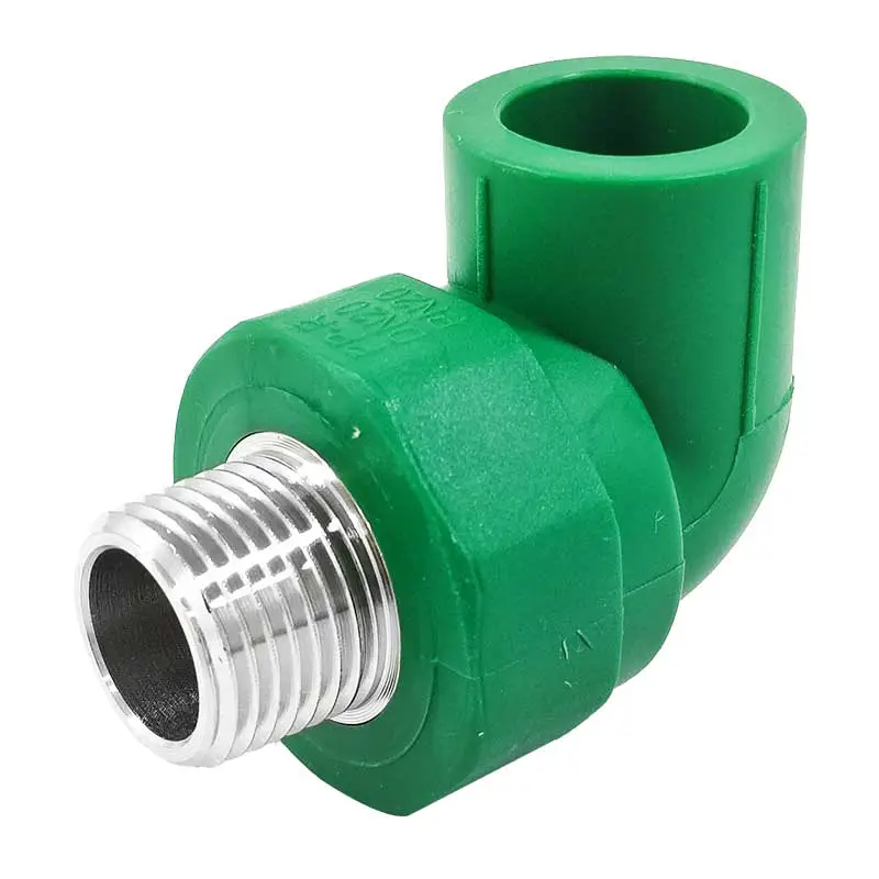 CODO A 90 C/ROSCA MACHO DE 25 MM X 3/4" PPR IUS